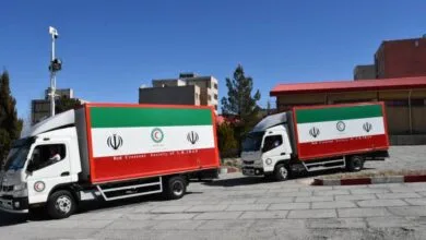 بارگیری و ارسال ١٥ تریلی کمکهای مردمی به لبنان+ فیلم بارگیری و ارسال ١٥ تریلی کمکهای مردمی به لبنان+ فیلم