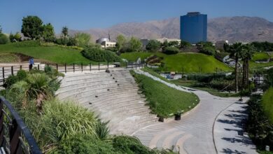 گردش میان باغ و دریاچه‌ای از جنس هنر