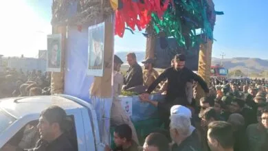 آئین استقبال از پیکر «شهید احمد زارعی»در فیروزآباد برگزار شد+فیلم آئین استقبال از پیکر «شهید احمد زارعی»در فیروزآباد برگزار شد+فیلم