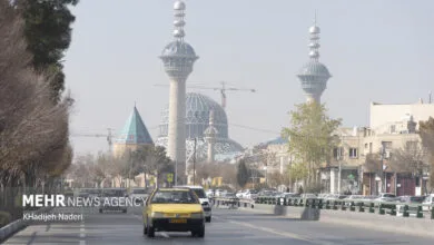 شاخص هوای اصفهان در ۱۵ منطقه قرمز و نارنجی است
