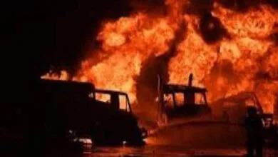 ۱۱ کشته در پی برخورد کامیون حامل مواد شیمیایی با وسایل نقلیه در غرب هند