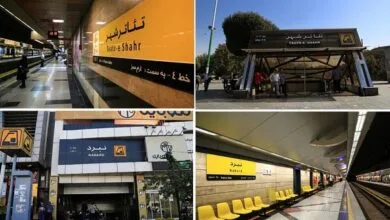 دو ایستگاه پرتردد خط ۴ متروی تهران کدام است؟ دو ایستگاه پرتردد خط ۴ متروی تهران کدام است؟