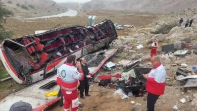جزئیات واژگونی اتوبوس در محور پلدختر – اندیمشک با ۷ کشته و ۲۰ مجروح