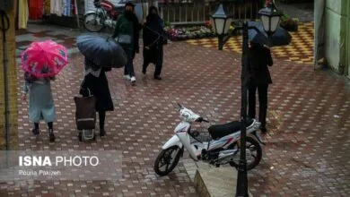 رگبار پراکنده باران در تهران از فردا رگبار پراکنده باران در تهران از فردا