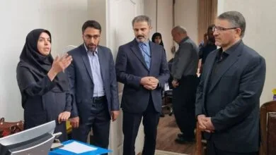 بازدید مسجدی از اداره کمیسیون‌های پزشکی استان تهران