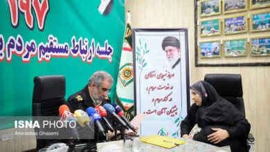 بازدید فرمانده انتظامی تهران از مرکز ۱۹۷