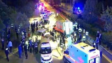 ۳۱ مصدوم در حادثه رانندگی در پایتخت ترکیه ۳۱ مصدوم در حادثه رانندگی در پایتخت ترکیه