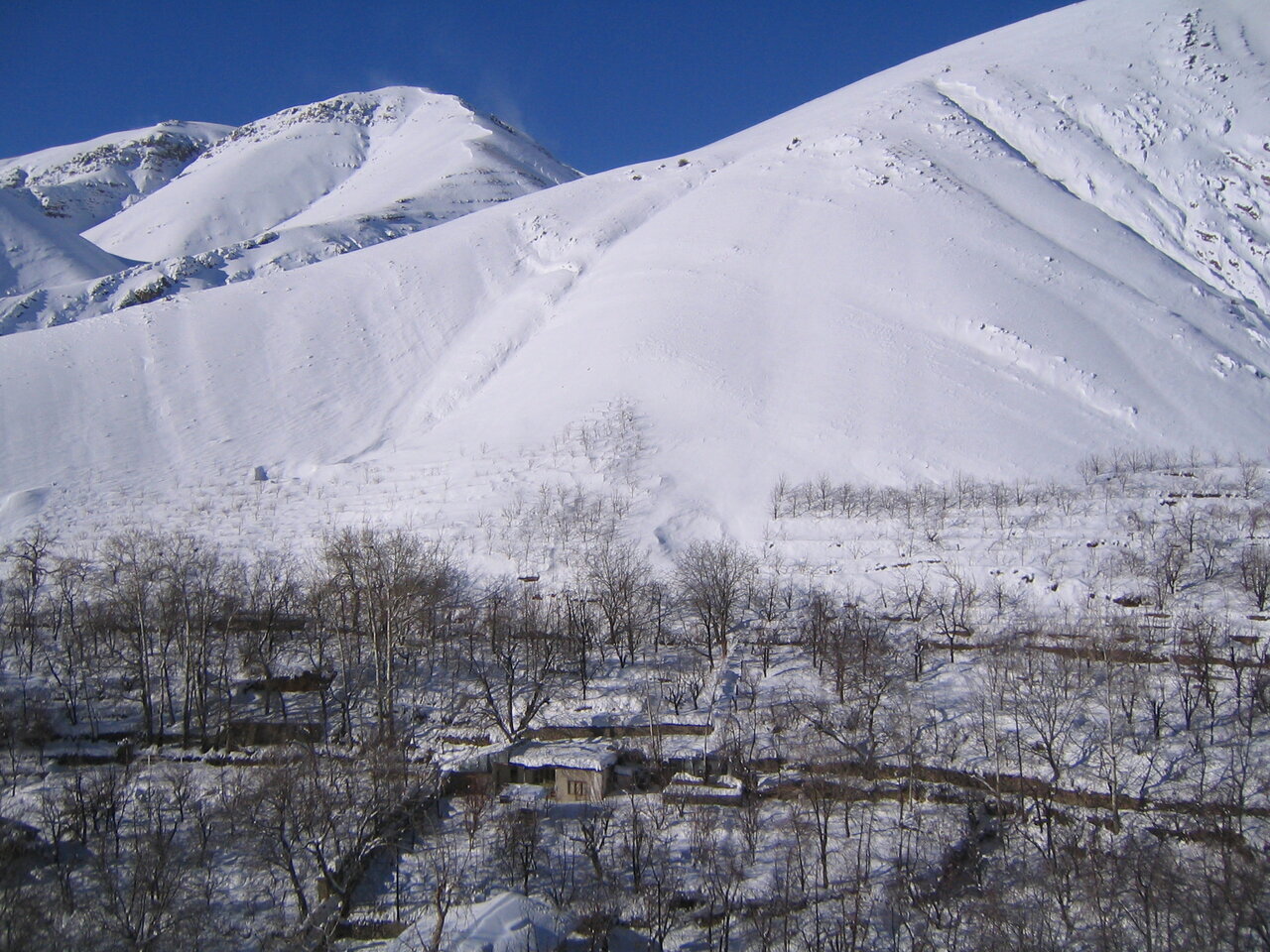 تماشای مناظر زمستانی در روستاهای اطراف پایتخت