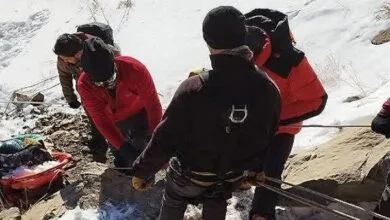 نجات دو جوان گرفتار شده در ارتفاعات توچال