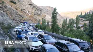 جاده چالوس و آزادراه تهران – شمال یکطرفه شد/ ترافیک سنگین در هراز و فیروزکوه جاده چالوس و آزادراه تهران – شمال یکطرفه شد/ ترافیک سنگین در هراز و فیروزکوه