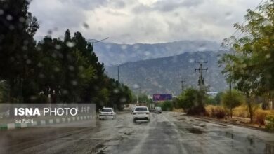 بارش برف و باران در جاده‌های ۱۵ استان کشور/ ترافیک سنگین در محورهای چالوس و
