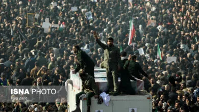 ایران در سوگ سردار