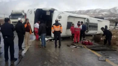 واژگونی یک اتوبوس دیگر ؛ ۲۷ کشته و مصدوم واژگونی یک اتوبوس دیگر ؛ ۲۷ کشته و مصدوم
