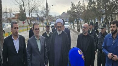 رئیس سازمان قضایی نیروهای مسلح وارد دورود شد رئیس سازمان قضایی نیروهای مسلح وارد دورود شد