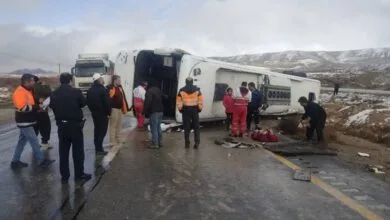 واژگونی اتوبوس در جاده پارسآباد- مشگینشهر با ۱۹ مصدوم واژگونی اتوبوس در جاده پارسآباد- مشگینشهر با ۱۹ مصدوم