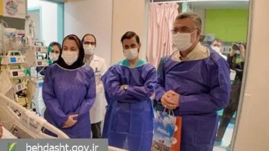 عیادت وزیر بهداشت از اولین بیمار پیوند کبد بیمارستان کودکان حکیم عیادت وزیر بهداشت از اولین بیمار پیوند کبد بیمارستان کودکان حکیم