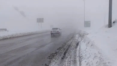ویدیو/ بارش ۸۰ سانتی‌متری برف در گردنه حیران