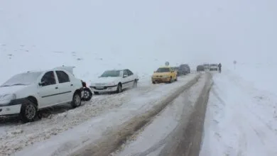 بارش برف و باران در جادههای ۱۸ استان | ۴ محور مسدود است بارش برف و باران در جادههای ۱۸ استان | ۴ محور مسدود است