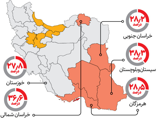 اینفوگرافیک | جوان‌ترین استان‌های کشور را بشناسید