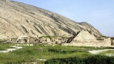 کاوشهای کاخ امپراتور روم در بیشاپور کازرون آغاز شد کاوشهای کاخ امپراتور روم در بیشاپور کازرون آغاز شد