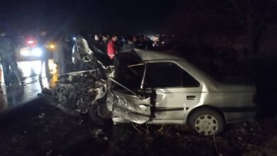 جان باختن دختر بچه ۶ ساله و مرد ۴۰ ساله در تصادف محور ملایر جان باختن دختر بچه ۶ ساله و مرد ۴۰ ساله در تصادف محور ملایر