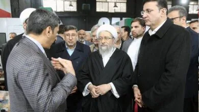 بازدید آملی لاریجانی از نمایشگاه دستاوردها و توانمندیهای منابع طبیعی کشور بازدید آملی لاریجانی از نمایشگاه دستاوردها و توانمندیهای منابع طبیعی کشور