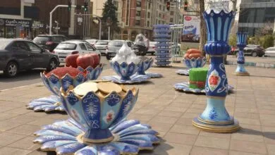 نصب چهار سفره هفت سین در نقاط گردشگری و ورودی منطقه یک نصب چهار سفره هفت سین در نقاط گردشگری و ورودی منطقه یک