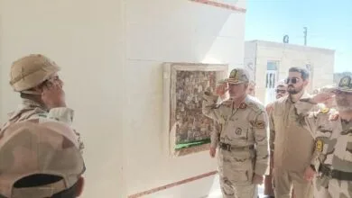 بازدید فرمانده مرزبانی فراجا از پایانه مرزی مهران