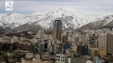 هشدار برای تهران ؛ بارش باران و وزش باد شدید