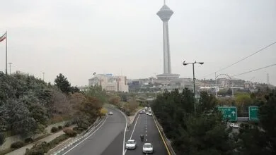 خیابان‌های تهران هم اکنون خلوت است
