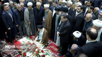 مراسم تشییع پیکر مرحوم حجت‌الاسلام نیری