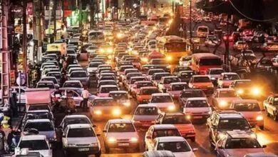 ترافیک بزرگراه‌ها و معابر تهران پر حجم و سنگین است