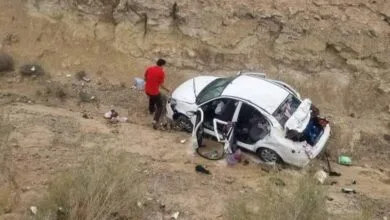 انحراف سواری ساینا از جاده در محور آرادان – سرخه ۶ مصدوم داشت