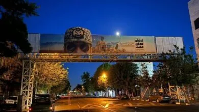 اکران بیلبوردهای «ارتش فدای ملت» در پایتخت اکران بیلبوردهای «ارتش فدای ملت» در پایتخت