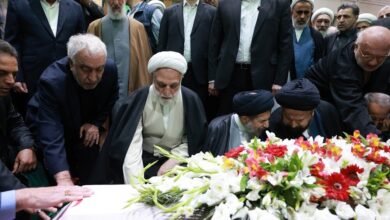 مراسم تشییع پیکر حجت‌الاسلام نیری برگزار شد